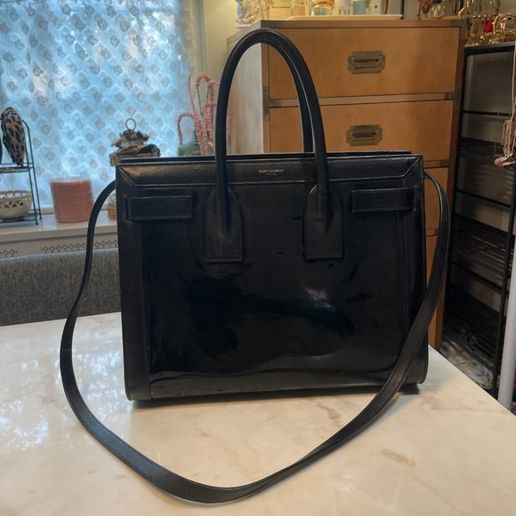 YSL Saint Laurent • Sac Du Jour Black Handbag or Shoulder Bag - Picture 1 of 8